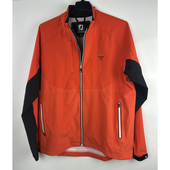 Footjoy Dryjoys Jacket Tour LTS Golf Full Zip Softshell Men's XL Sutton Bay Logo - Picture 2 of 14